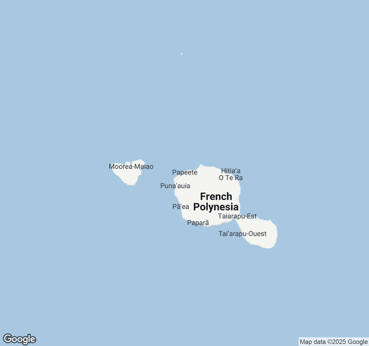 Map of Papeete